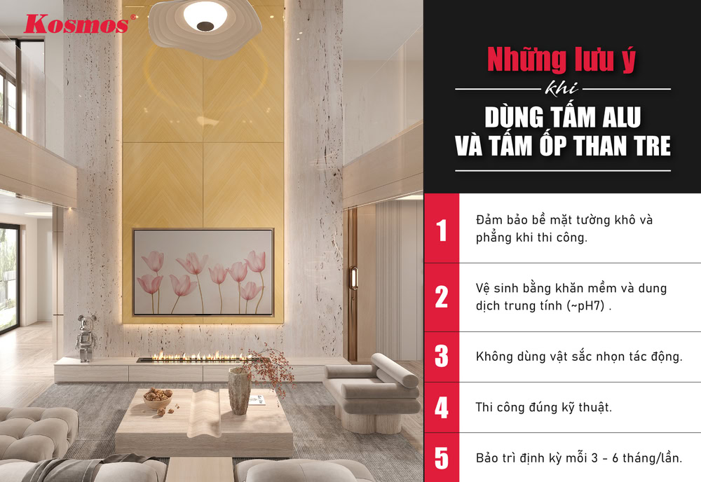 5 lưu ý quan trọng khi dùng tấm alu và tấm ốp than tre 5 lưu ý quan trọng khi dùng tấm alu và tấm ốp than tre