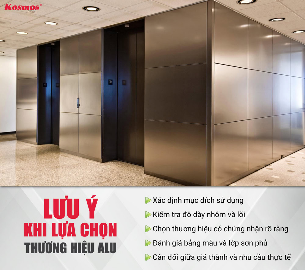 5 lưu ý quan trọng khi lựa chọn thương hiệu Alu