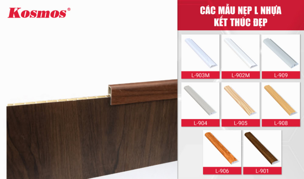 Bộ sưu tập nẹp L nhựa kết thúc đẹp, bền Bộ sưu tập nẹp L nhựa kết thúc đẹp, bền