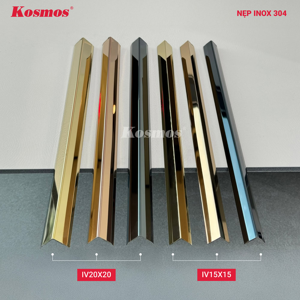 Bộ sưu tập nẹp V inox 304