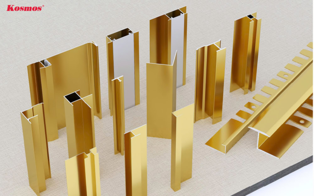 Các mẫu nẹp hợp kim nhôm trang trí nội thất đẹp