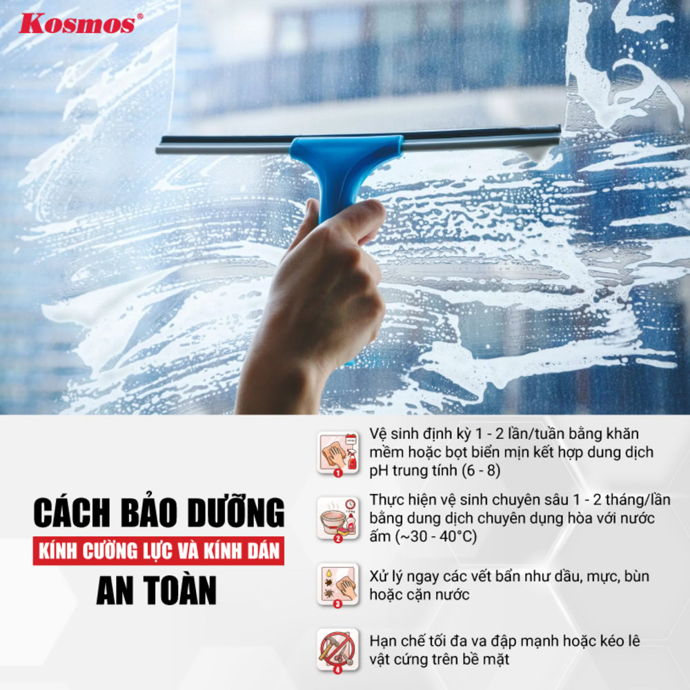 Cách bảo dưỡng kính cường lực và kính dán an toàn đúng