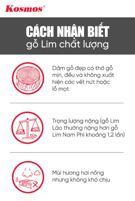 Cách nhận biết gỗ Lim chất lượng