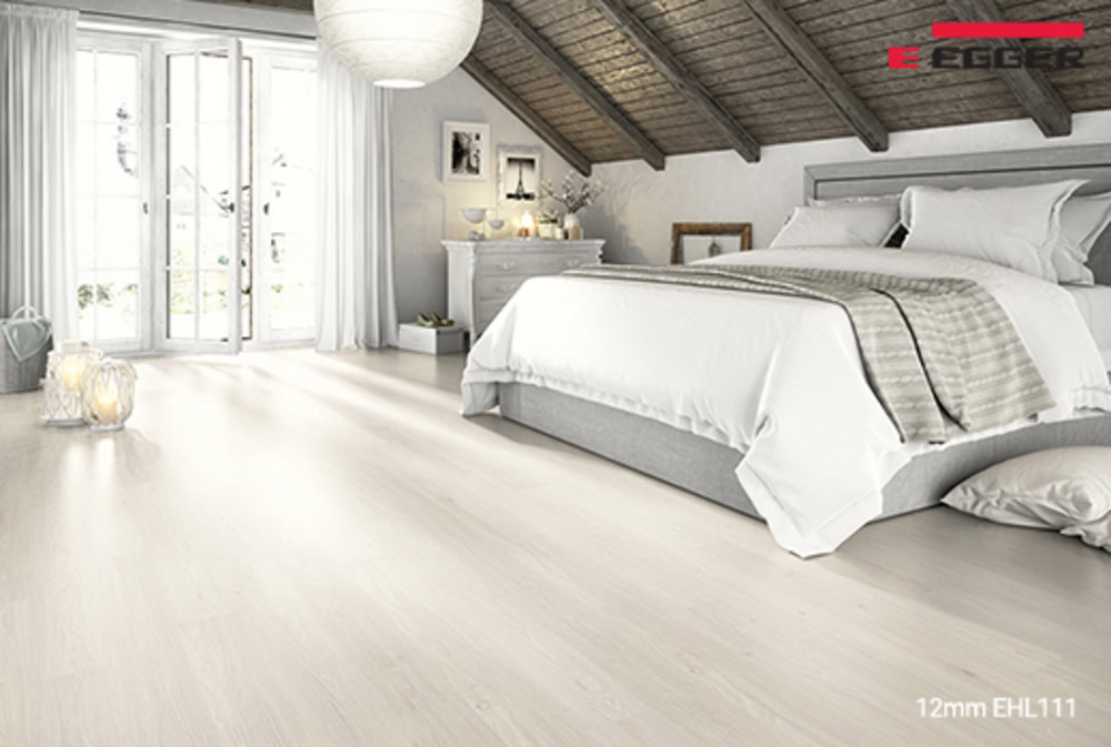 Công trình thực tế lát sàn gỗ công nghiệp EGGER 12mm - EHL111