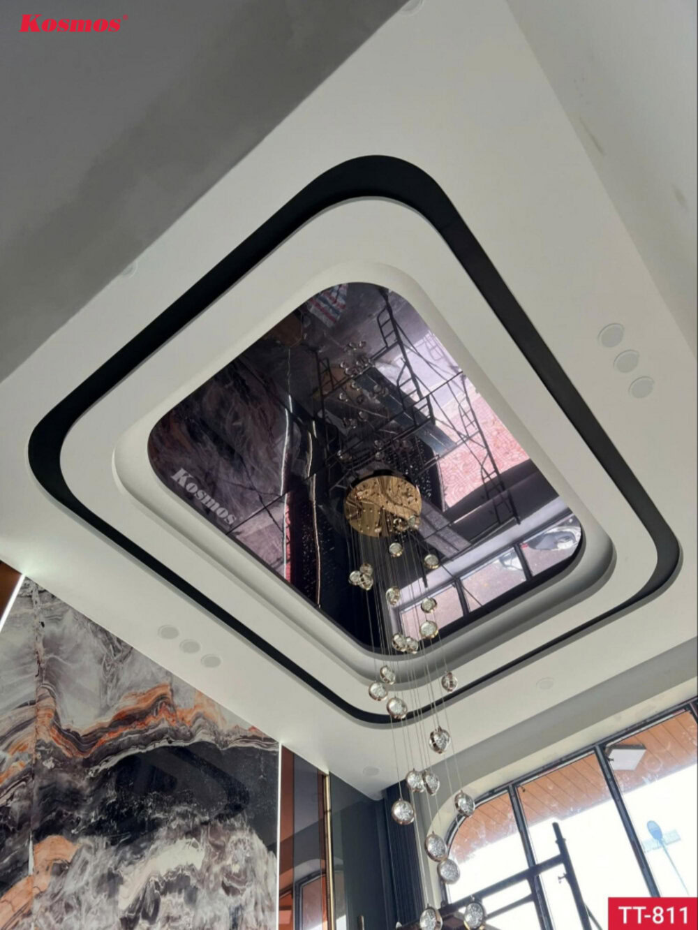 Công trình trần được thi công bởi Đại lý Kosmos