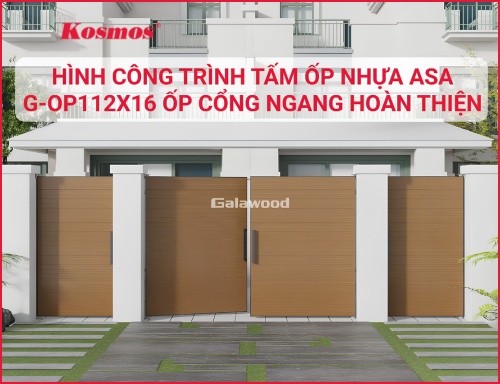Hướng dẫn thi công tấm ốp nhựa phẳng ASA ốp cổng