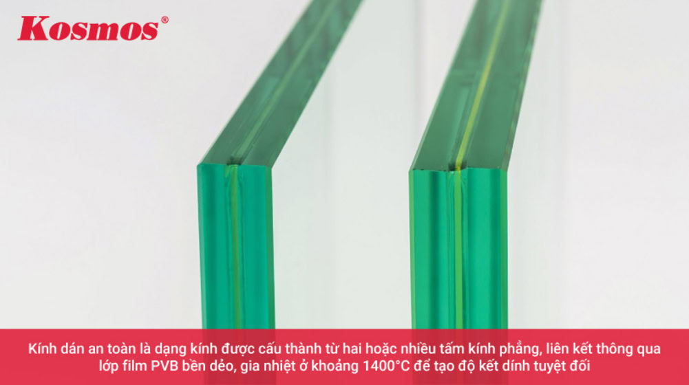 Kính an toàn giúp giảm thiểu nguy cơ gây thương tích khi vỡ