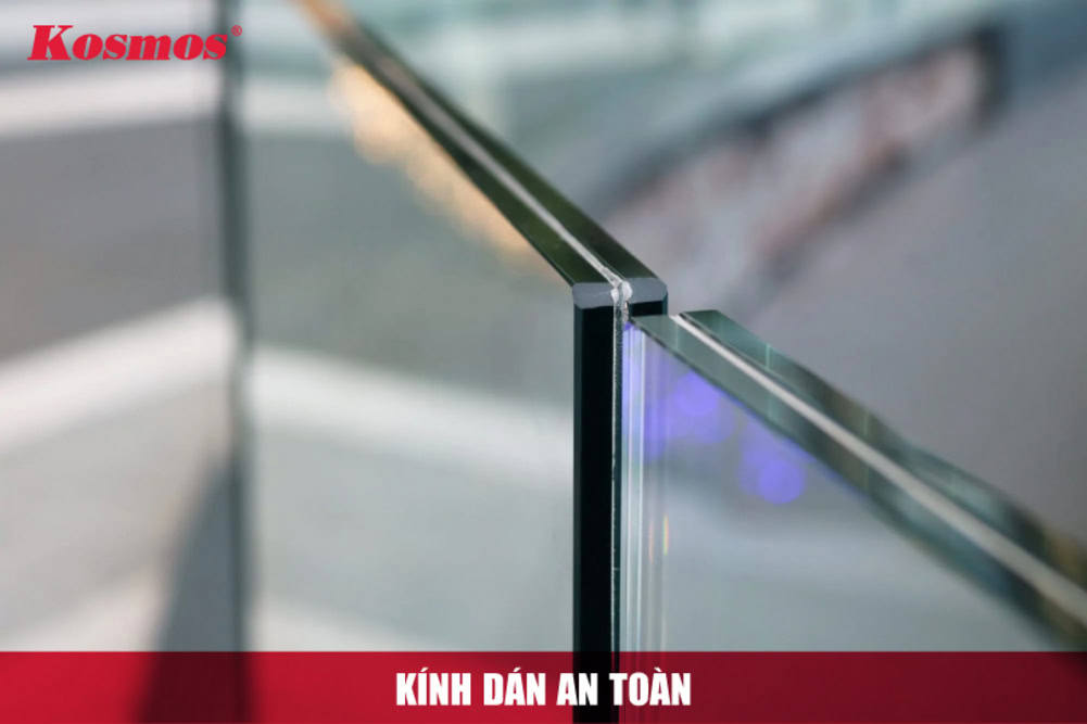 Kính dán an toàn là vật liệu phổ biến trong nhiều công trình hiện đại