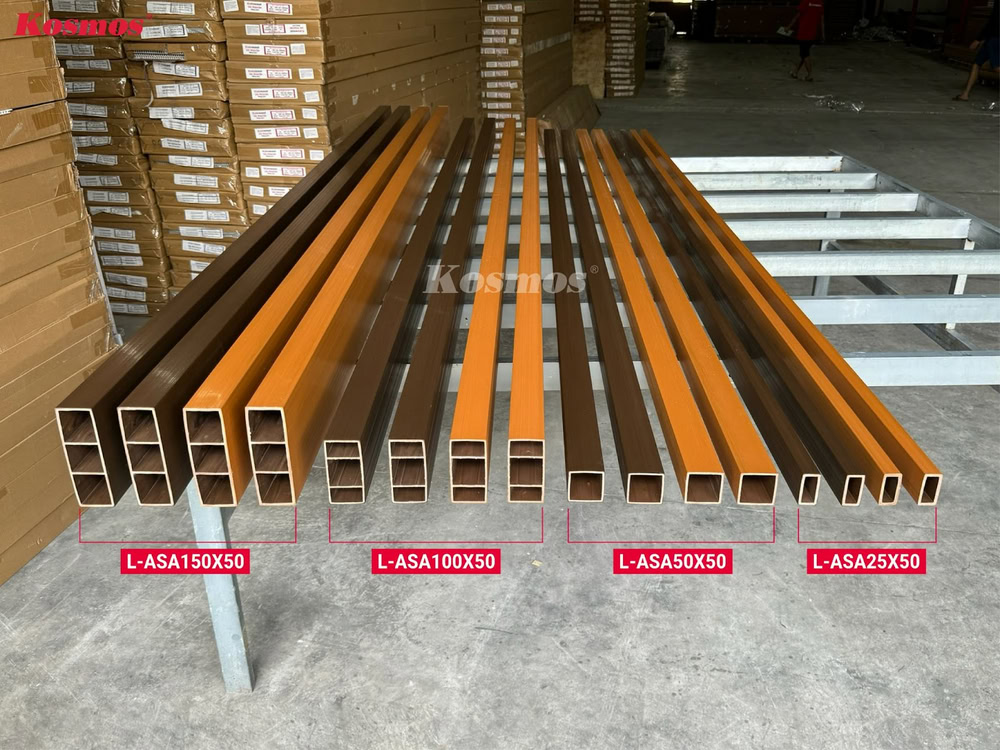 Lam gỗ ngăn phòng khách có đa dạng kích thước