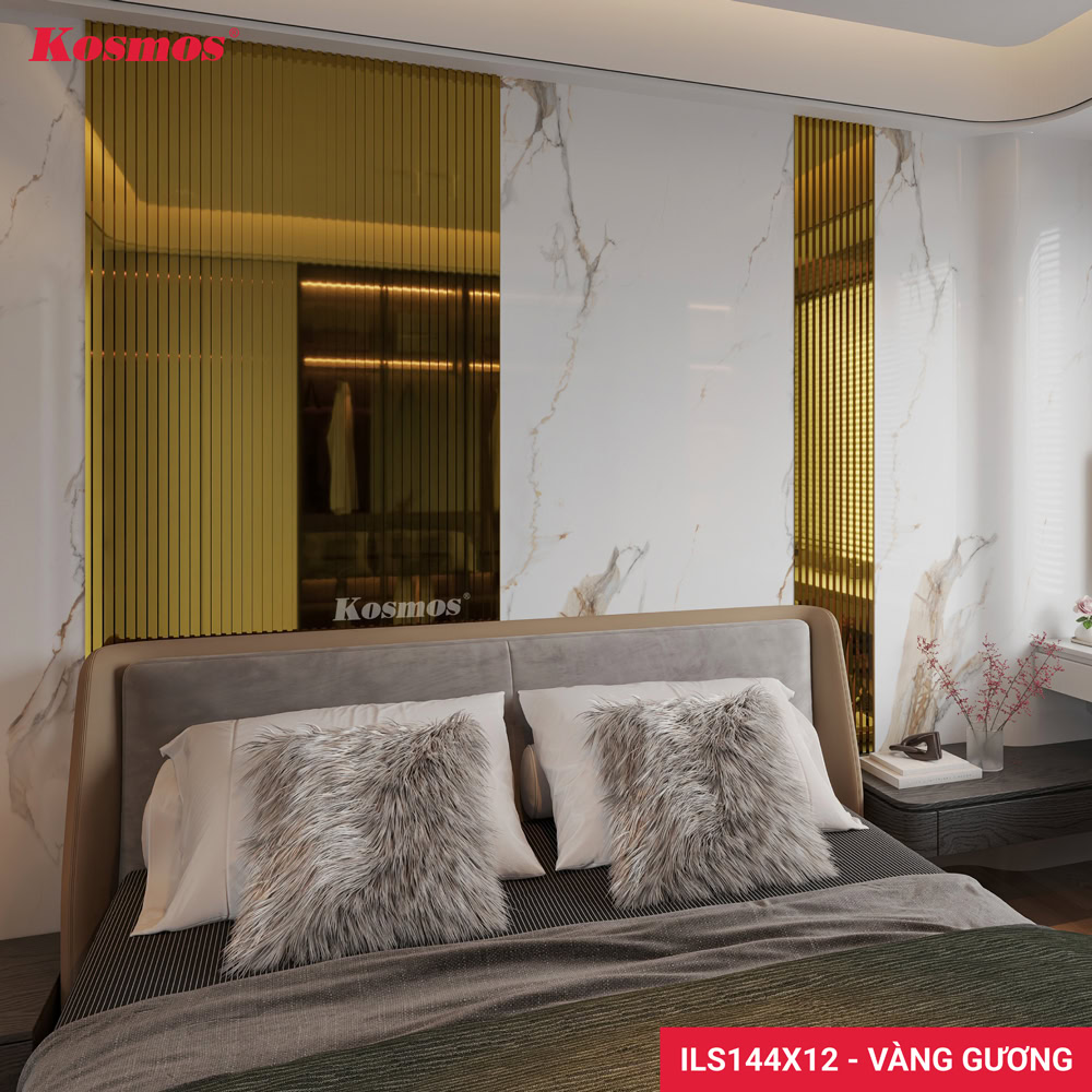 Lam sóng inox tăng cường độ sáng và tạo cảm giác mở rộng không gian