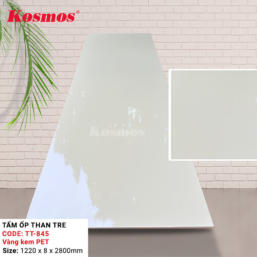 Mẫu tấm ốp than tre biên dạng phẳng