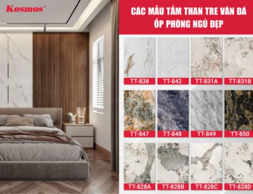 35+ mẫu tấm ốp than tre phòng ngủ đẹp, sang trọng, hiện đại