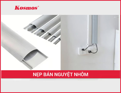 Nẹp bán nguyệt nhôm: Ứng dụng, phân loại, báo giá