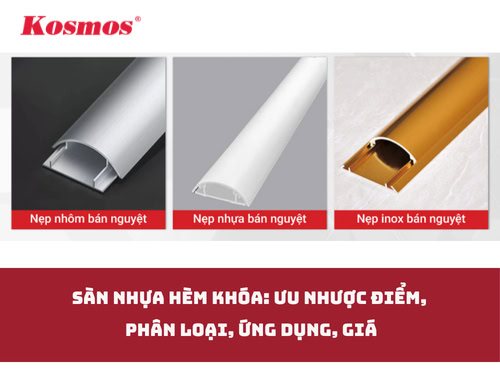 Nẹp bán nguyệt nhôm: Ứng dụng, phân loại, báo giá