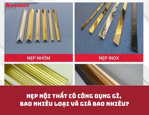 Nẹp nội thất có công dụng gì, bao nhiêu loại và giá bao nhiêu?