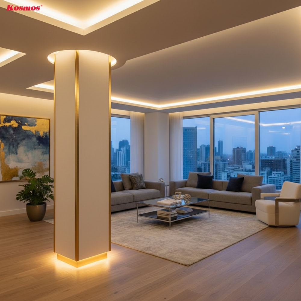 Nẹp ốp góc cột trang trí nội thất hiện đại