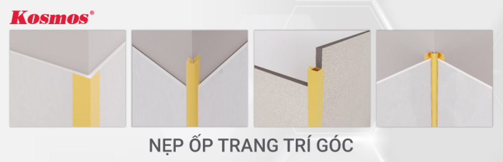Nẹp ốp trang trí góc