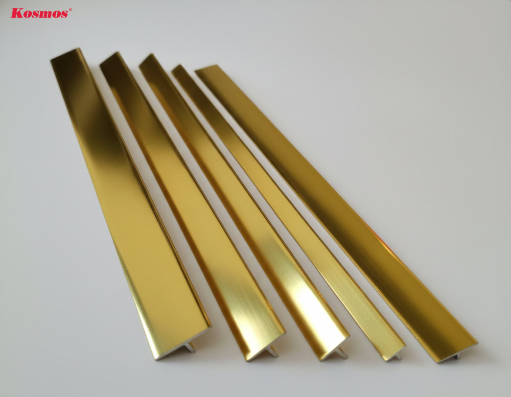 Nẹp T inox màu vàng được sử dụng nhiều trong phong cách Art Deco