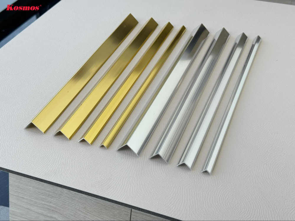 Nẹp V trang trí được sản xuất đa dạng kích thước Nẹp V trang trí được sản xuất đa dạng kích thước