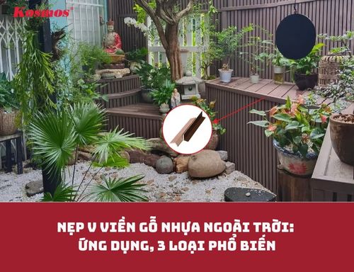 Nẹp V viền gỗ nhựa ngoài trời: Ứng dụng, 3 loại phổ biến