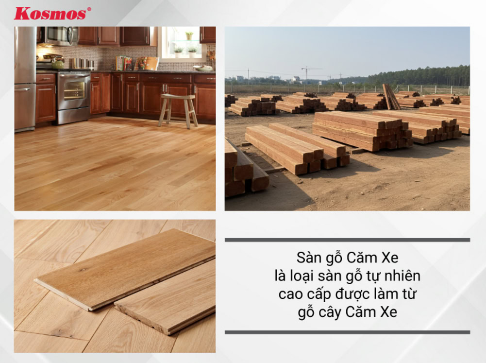 Sàn gỗ Căm Xe là loại sàn gỗ tự nhiên cao cấp được làm từ gỗ cây Căm Xe