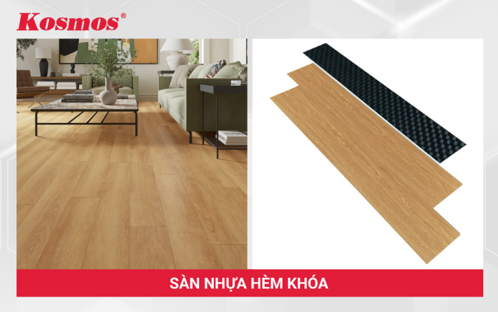 Sàn nhựa hèm khóa SPC thay thế sàn gỗ tốt nhờ chống nước gần như tuyệt đối