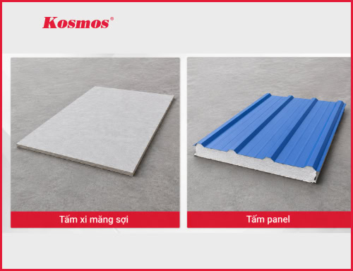 So sánh tấm xi măng nhẹ và tấm panel: Loại nào phù hợp hơn cho công trình?