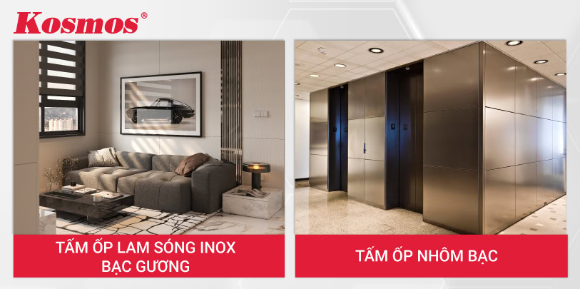 Sự khác biệt tính vật lý tấm ốp nhôm và tấm ốp inox 304
