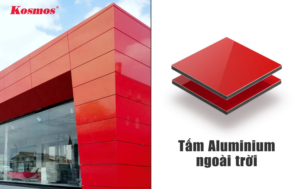 Tấm Alu được ưu tiên sử dụng trong các công trình cao tầng, hiện đại