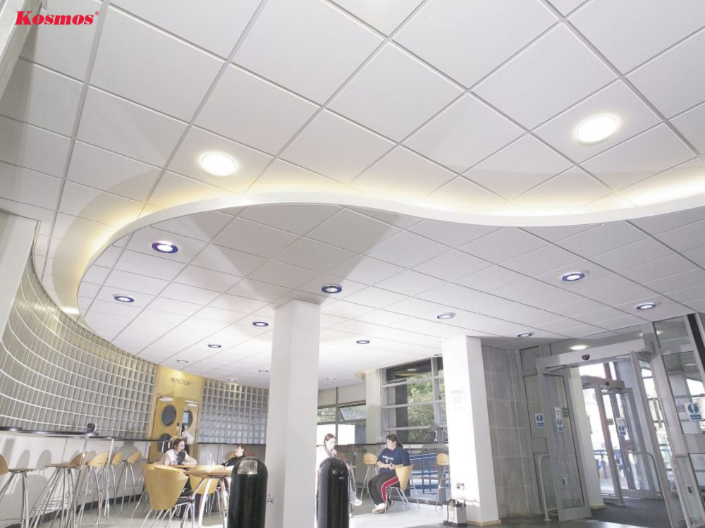 Tấm alu ốp trần công trình