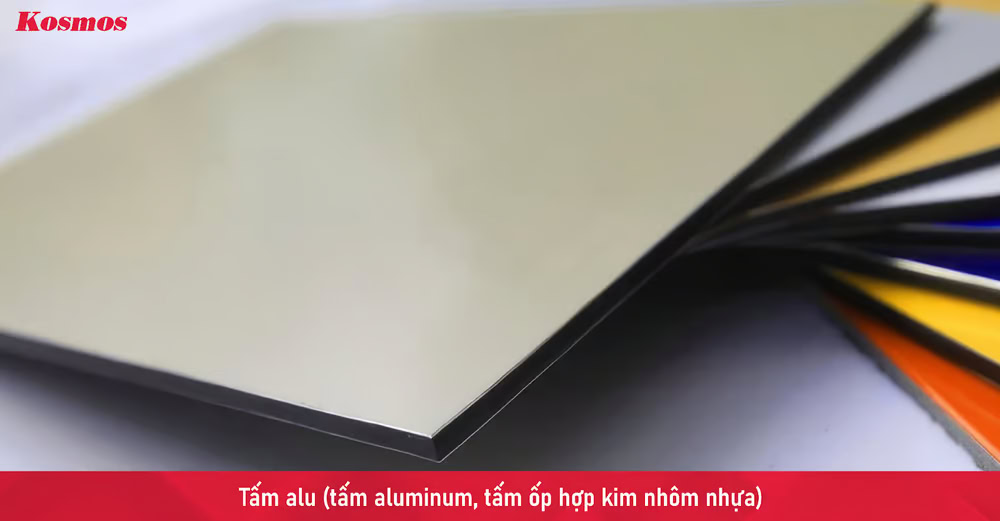 Tấm alu ốp trần là loại vật liệu composite dạng phẳng