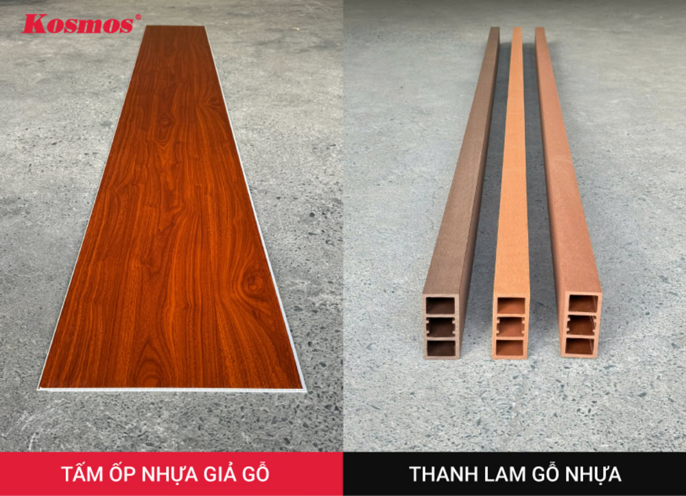 Tấm nhựa giả gỗ và thanh lam gỗ nhựa có khả năng chống ẩm mốc tốt