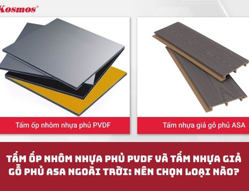 Tấm ốp nhôm nhựa phủ PVDF và tấm nhựa giả gỗ phủ ASA ngoài trời: Nên chọn loại nào?