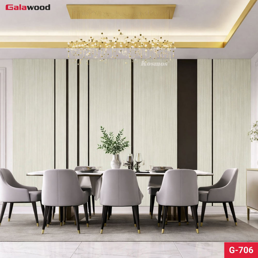 Tấm ốp than tre vân gỗ G-706 ốp tường phòng ăn Tấm ốp than tre vân gỗ G-706 ốp tường phòng ăn