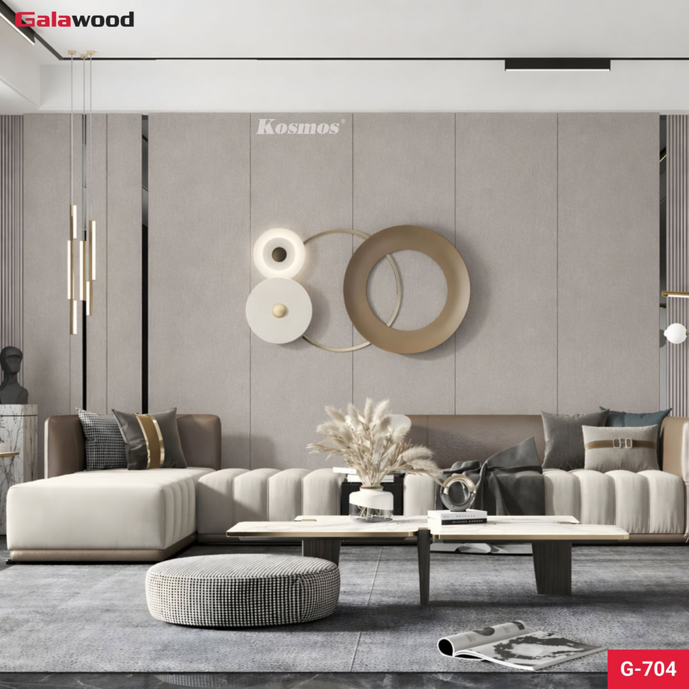 Tấm ốp than tre vân vải G-704 ốp vách sofa
