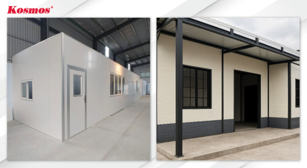 Tấm panel phù hợp với công trình cần cách nhiệt, giữ lạnh hoặc chống nóng