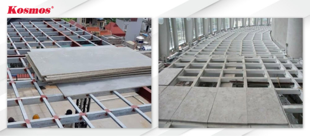Tấm xi măng nhẹ phù hợp cho công trình cần độ bền cơ học cao