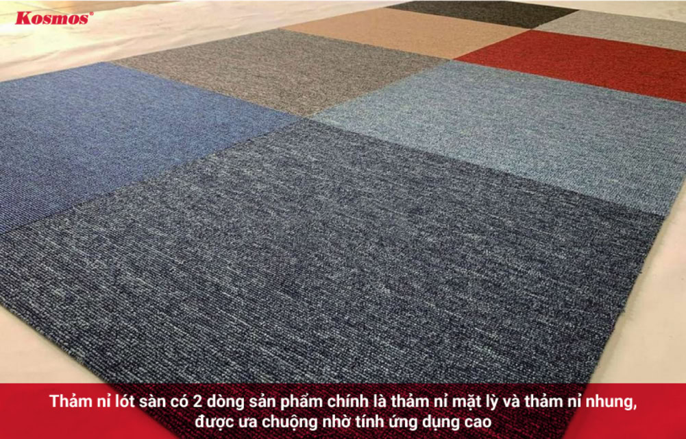 Thảm nỉ lót sàn là vật liệu trang trí nội thất được nhiều gia đình ưa chuộng Thảm nỉ lót sàn là vật liệu trang trí nội thất được nhiều gia đình ưa chuộng