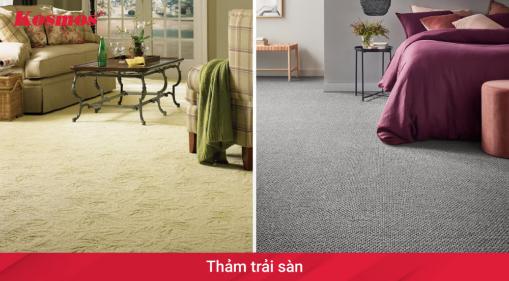 Thảm trải sàn phù hợp cho không gian đề cao sự êm ái, ấm áp và cách âm tốt Thảm trải sàn phù hợp cho không gian đề cao sự êm ái, ấm áp và cách âm tốt