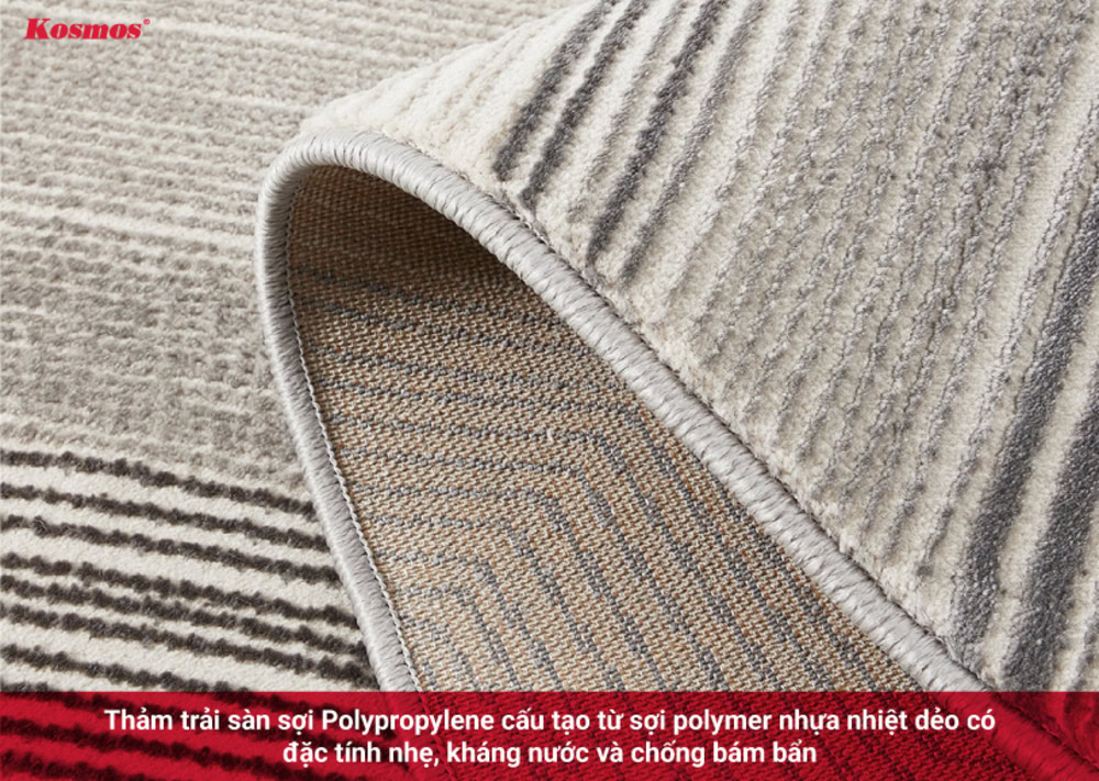 Thảm trải sàn sợi Polypropylene chống ẩm mốc và hạn chế bám bẩn Thảm trải sàn sợi Polypropylene chống ẩm mốc và hạn chế bám bẩn