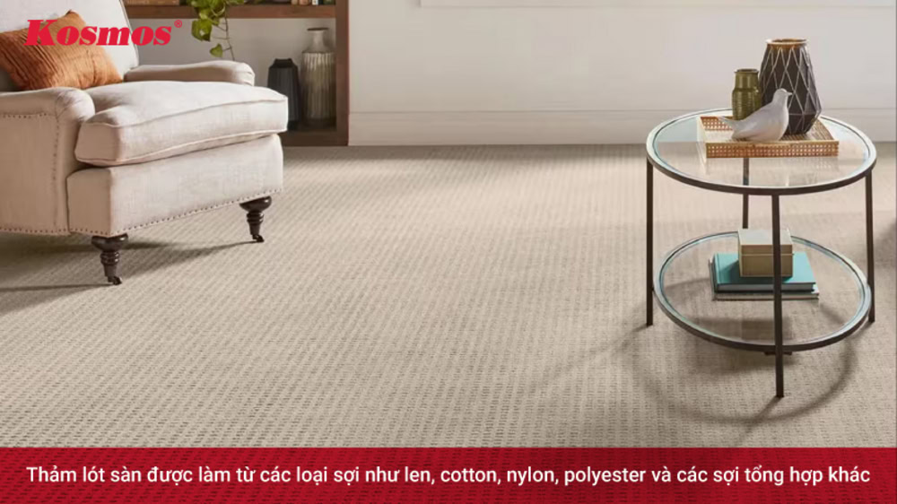 Thảm trải sàn vừa trang trí vừa giúp cải thiện chất lượng không gian trong nhà Thảm trải sàn vừa trang trí vừa giúp cải thiện chất lượng không gian trong nhà