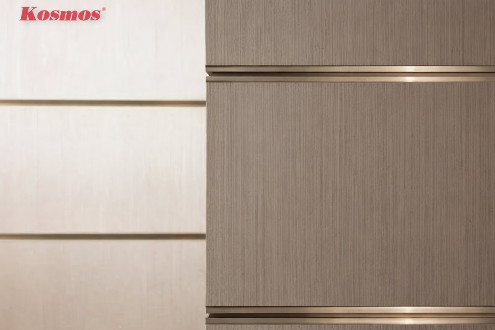 Thiết kế mảng tường tô điểm bằng nẹp tạo rãnh âm