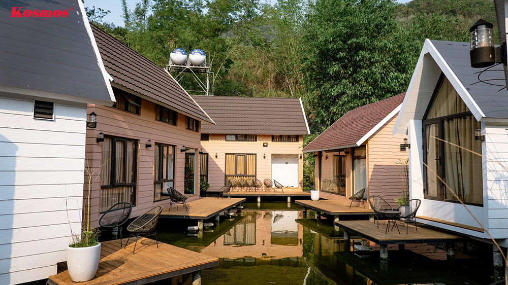 Thiết kế quán cà phê và homestay từ công trình nhà tiền chế