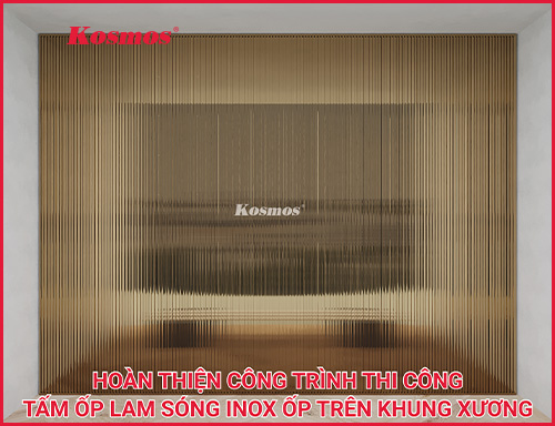 Hướng dẫn thi công lam sóng inox lên khung xương