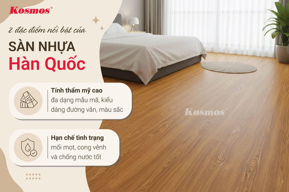 2 đặc điểm nổi bật của sàn nhựa Hàn Quốc 2 đặc điểm nổi bật của sàn nhựa Hàn Quốc