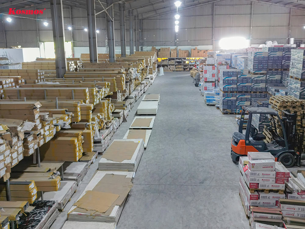 Không gian kho vật liệu Kosmos tại TpHCM