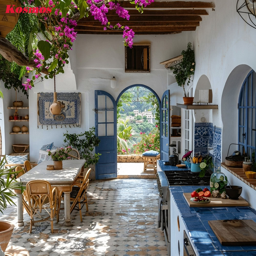Mẫu homestay Mediterranean trẻ trung và ấn tượng