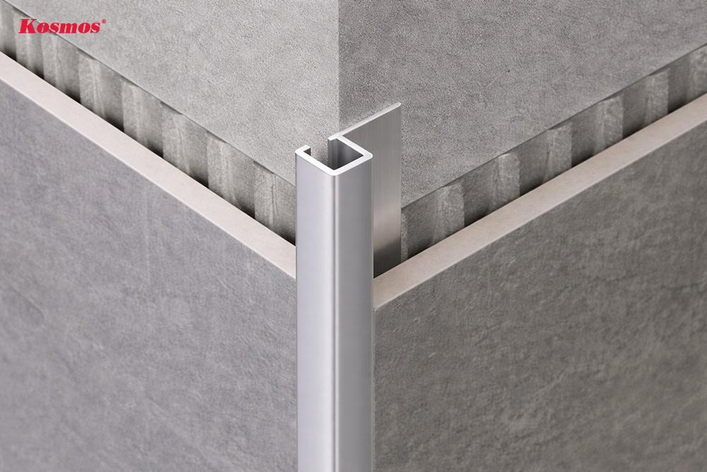 Mẫu nẹp ốp góc tường bằng nhôm