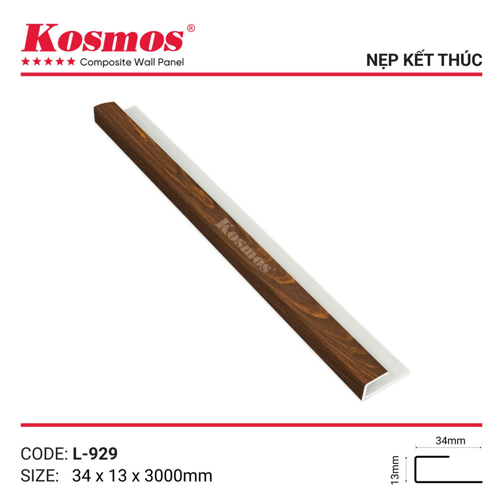 Brown wood grain finish trim accessory code L-929