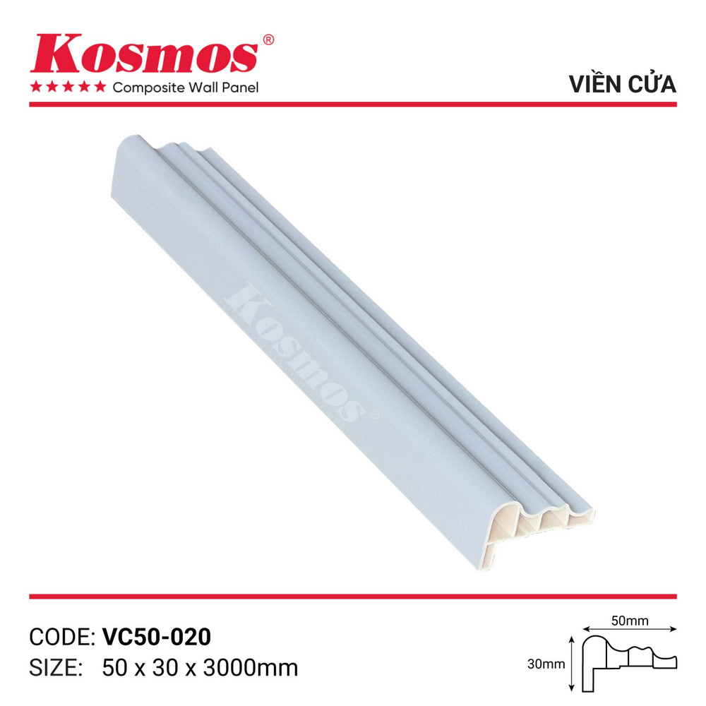 VC50-020 Monochromatic White Door Trim Accessories